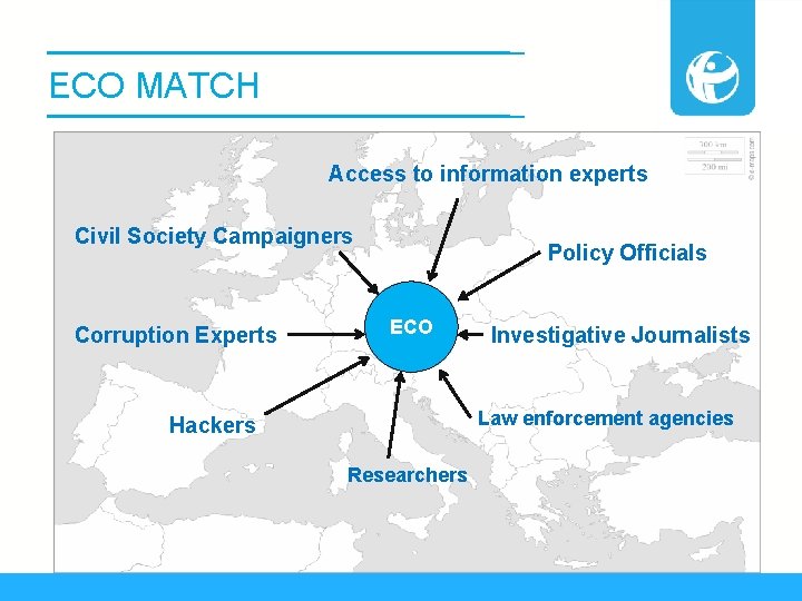 ECO MATCH Access to information experts Civil Society Campaigners Corruption Experts Policy Officials ECO