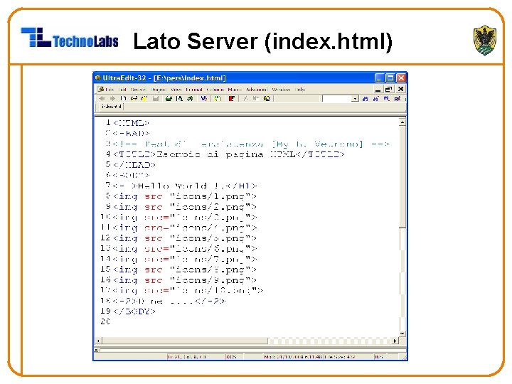 Lato Server (index. html) 