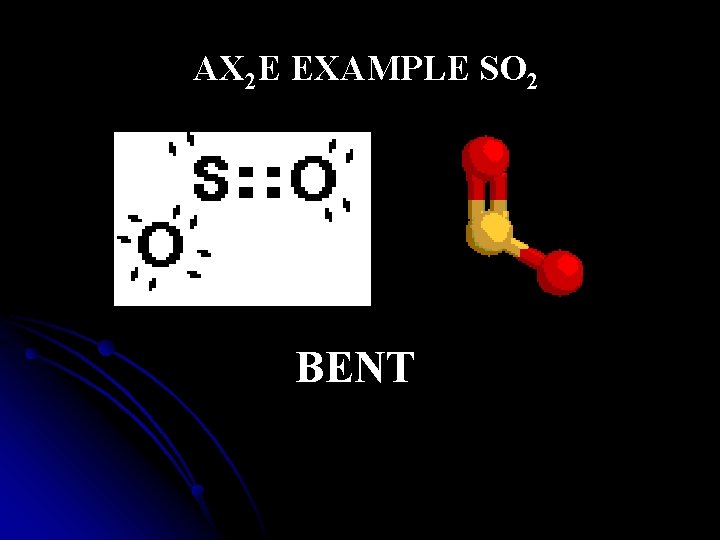 AX 2 E EXAMPLE SO 2 BENT 