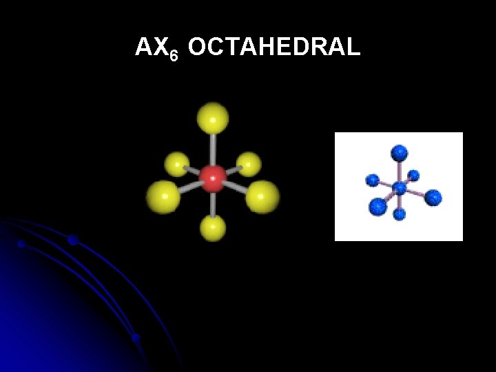AX 6 OCTAHEDRAL 