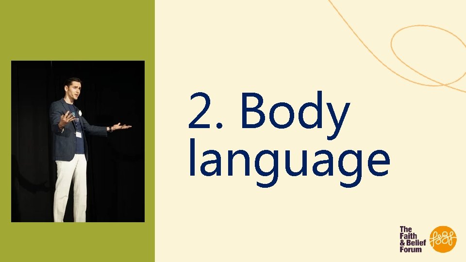 2. Body language 