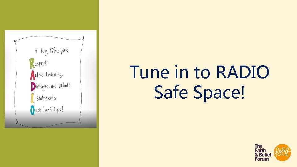 Tune in to RADIO Safe Space! 