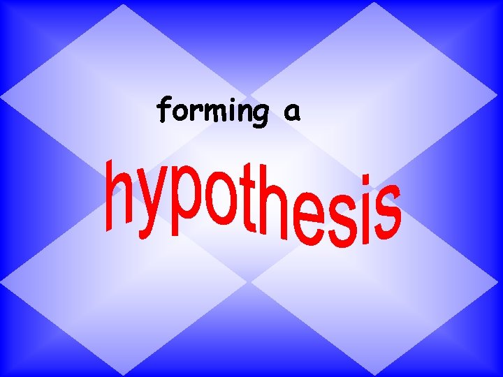 forming a 