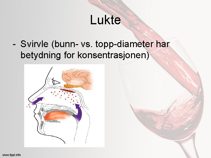 Lukte - Svirvle (bunn- vs. topp-diameter har betydning for konsentrasjonen) 