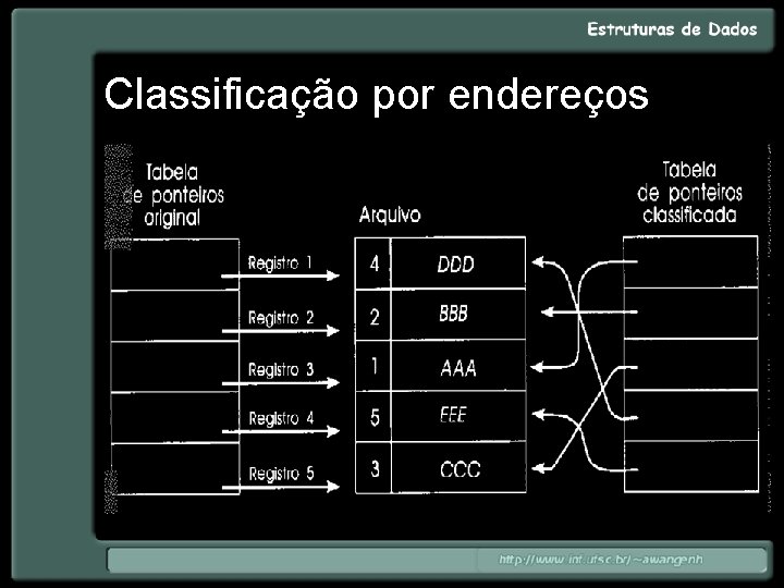 Classificação por endereços 