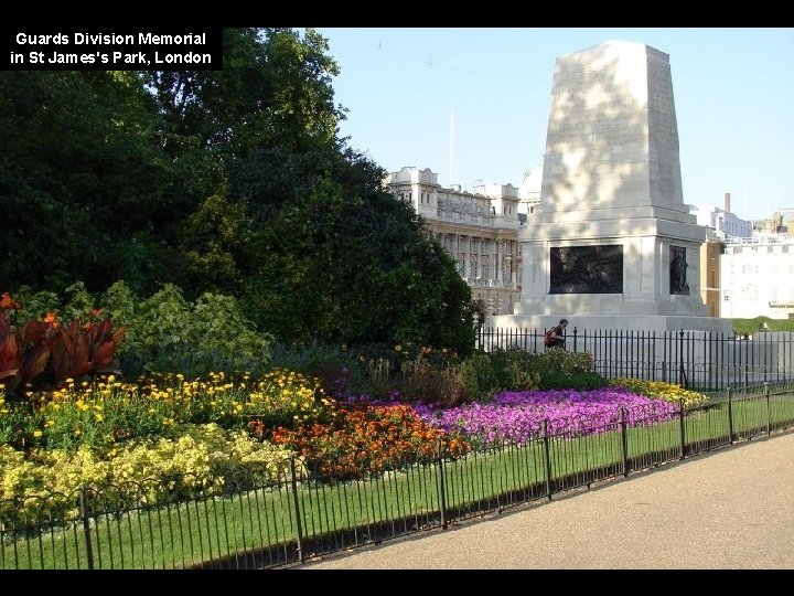 Guards Division Memorial in St James's Park, London 