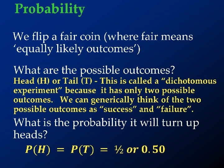 Probability • 