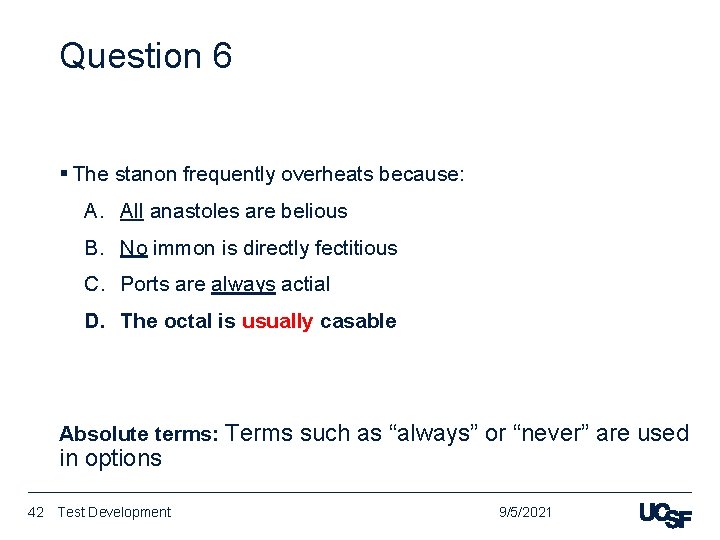 Question 6 § The stanon frequently overheats because: A. All anastoles are belious B.