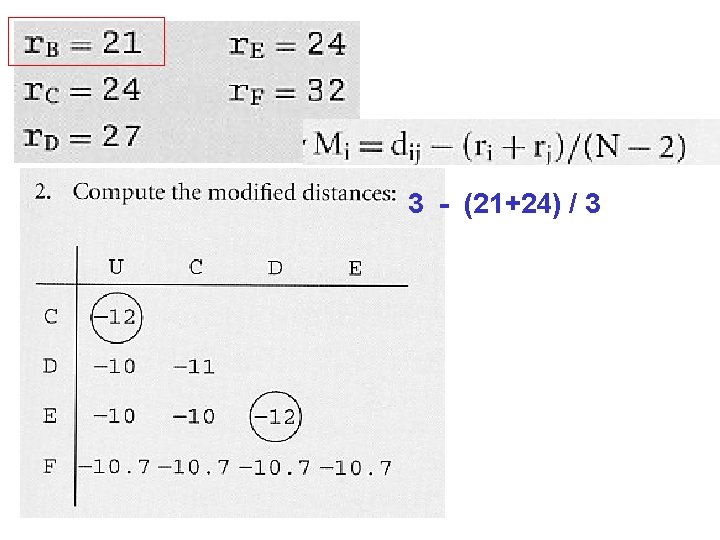 3 - (21+24) / 3 3 - (21+24) / 3