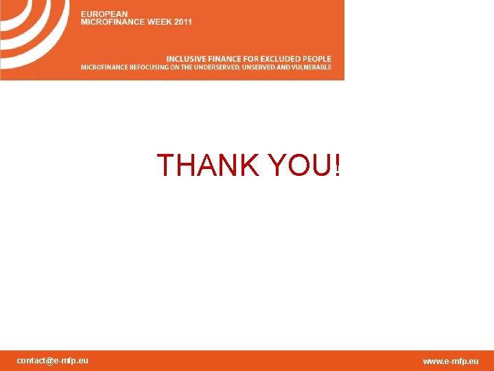 THANK YOU! contact@e-mfp. eu www. e-mfp. eu 