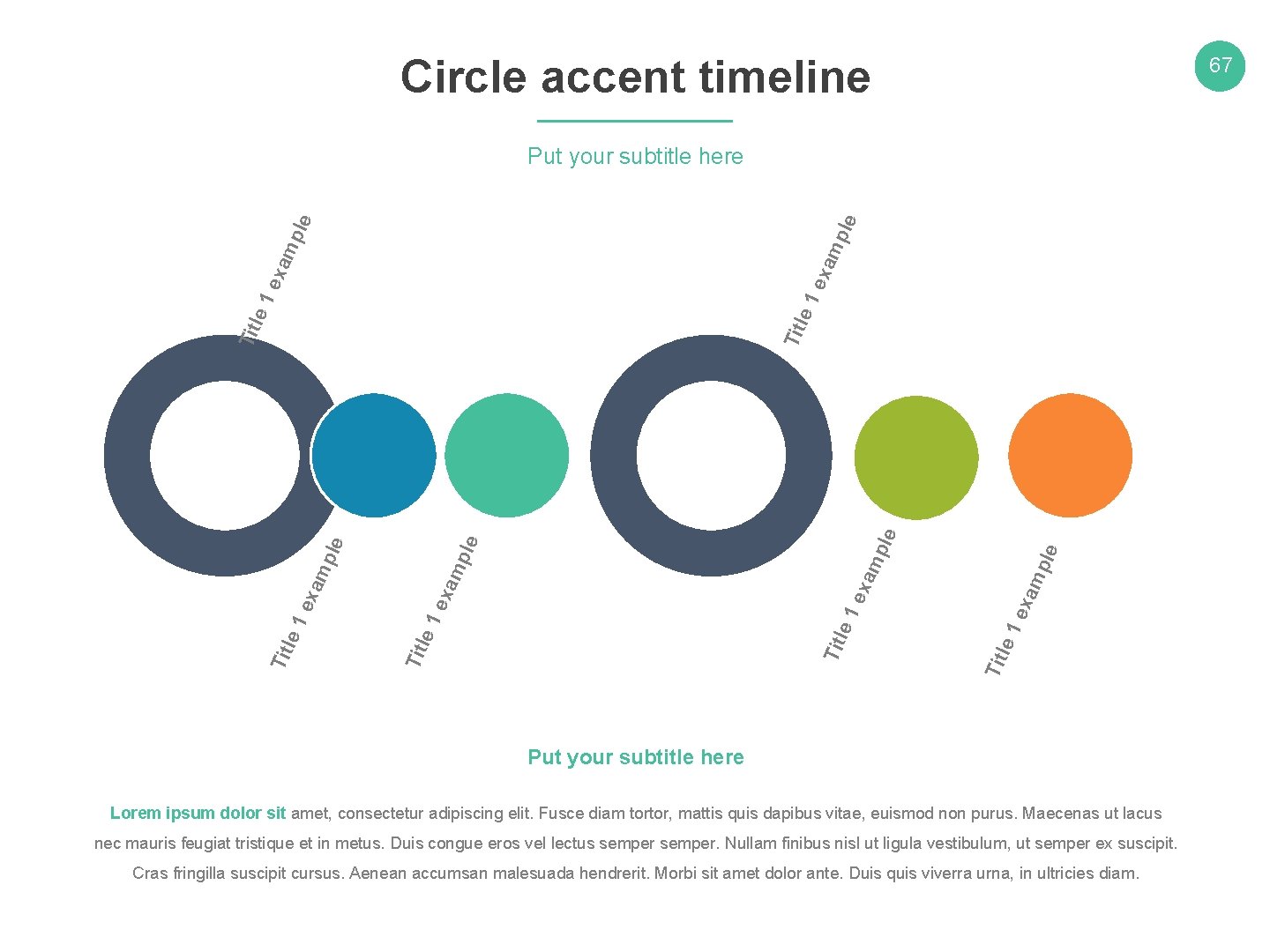 Circle accent timeline 67 le mp exa le 1 le Tit exa le 1