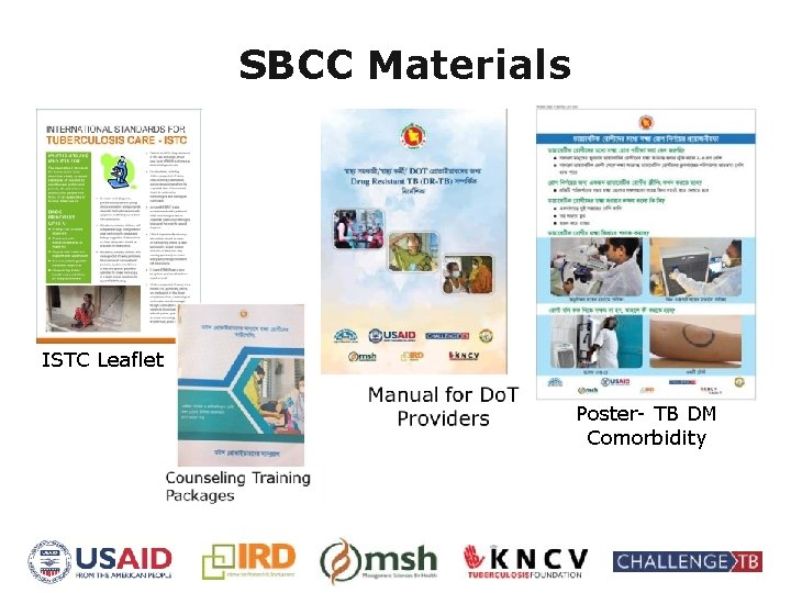 SBCC Materials ISTC Leaflet Poster- TB DM Comorbidity 
