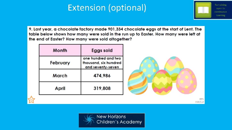 Extension (optional) 