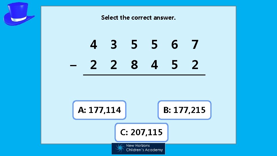 Select the correct answer. – 4 3 5 5 6 7 2 2 8