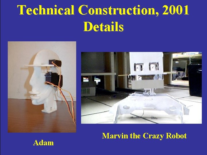 Technical Construction, 2001 Details Adam Marvin the Crazy Robot 