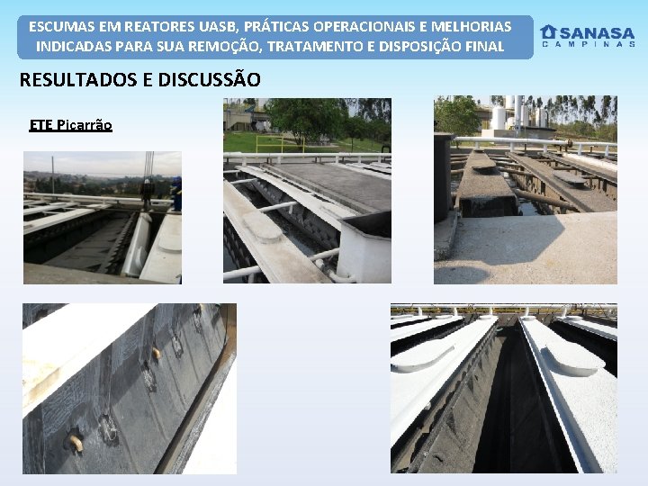 ESCUMAS EM REATORES UASB, PRÁTICAS OPERACIONAIS E MELHORIAS INDICADAS PARA SUA REMOÇÃO, TRATAMENTO E