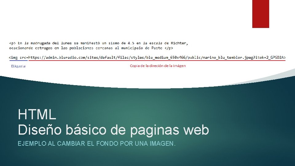 HTML Diseño básico de paginas web EJEMPLO AL CAMBIAR EL FONDO POR UNA IMAGEN.