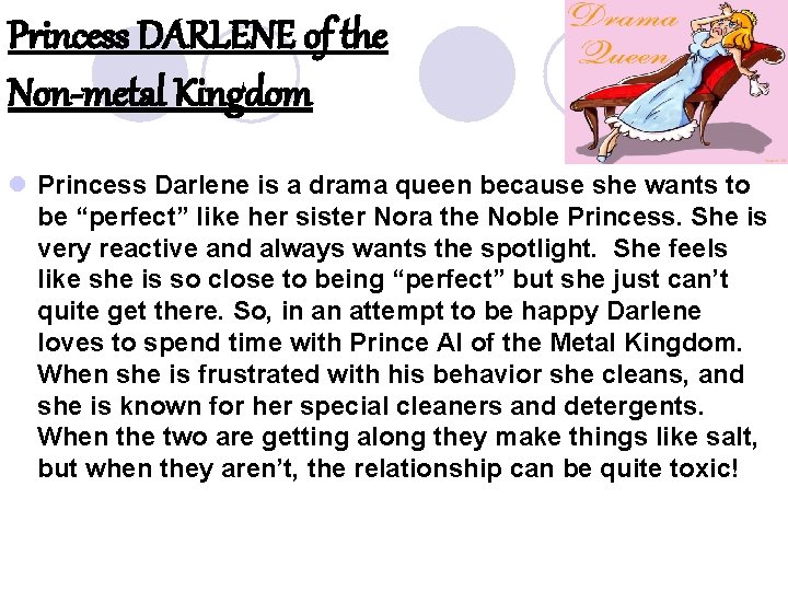 Princess DARLENE of the Non-metal Kingdom l Princess Darlene is a drama queen because