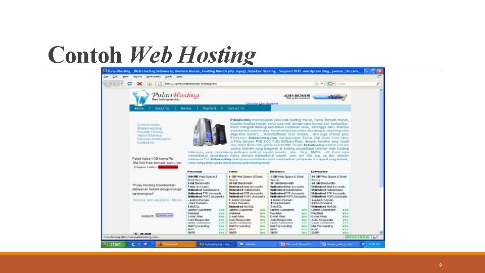Contoh Web Hosting 9 