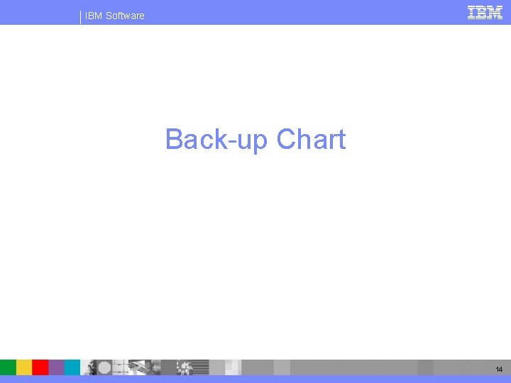 IBM Software Back-up Chart 14 