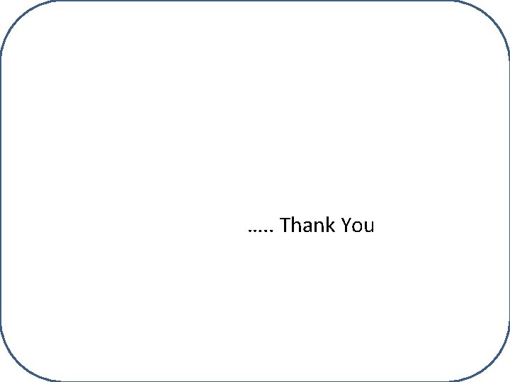 …. . Thank You 