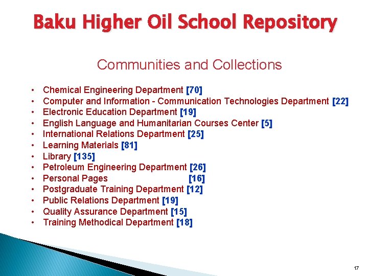 Baku Higher Oil School Repository Communities and Collections • • • • Chemical Engineering