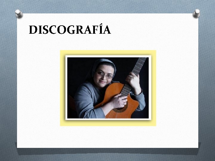 DISCOGRAFÍA 