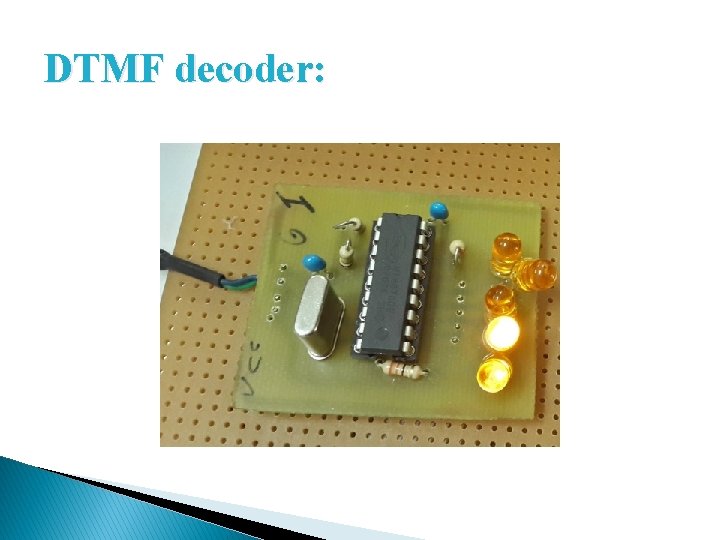 DTMF decoder: 