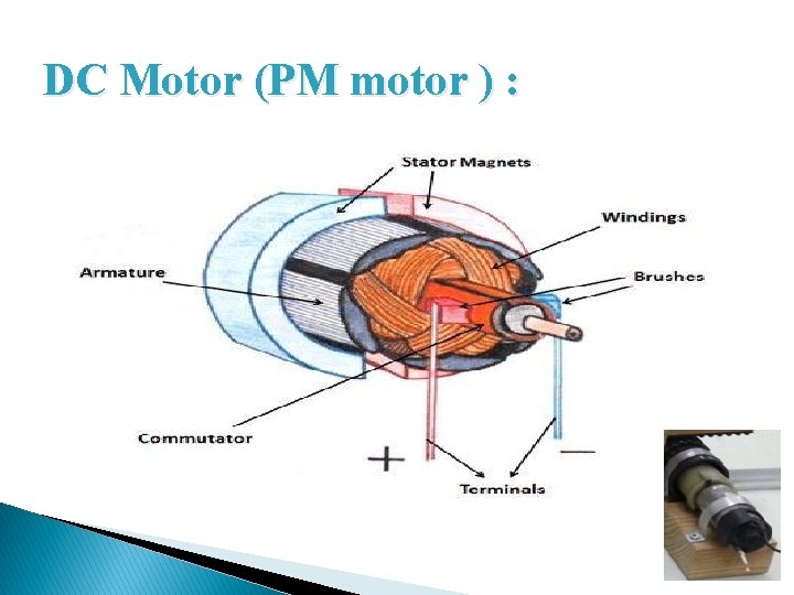 DC Motor (PM motor ) : 