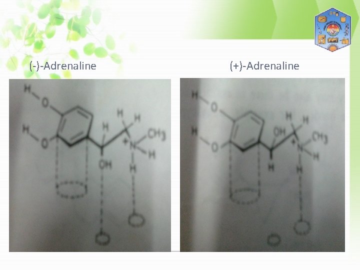 (-)-Adrenaline (+)-Adrenaline 