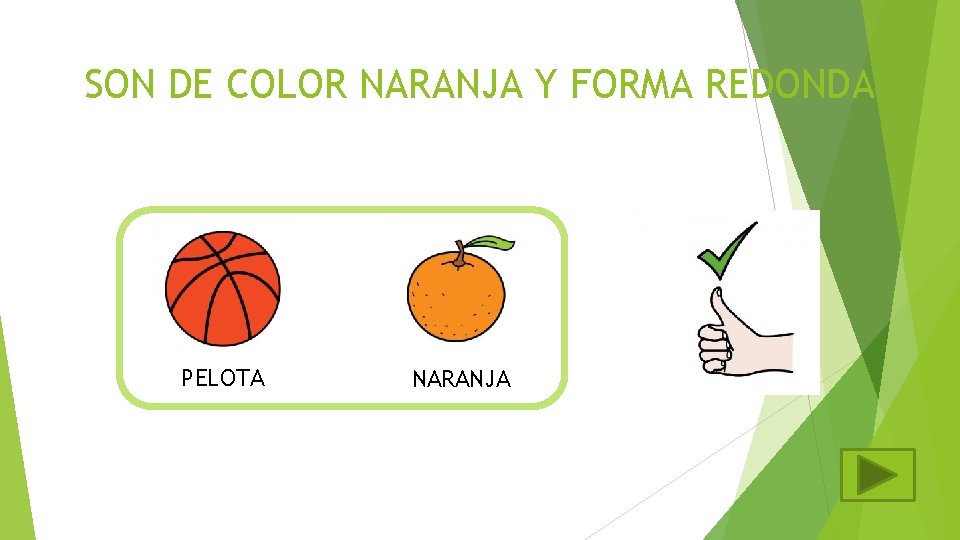 SON DE COLOR NARANJA Y FORMA REDONDA PELOTA NARANJA 