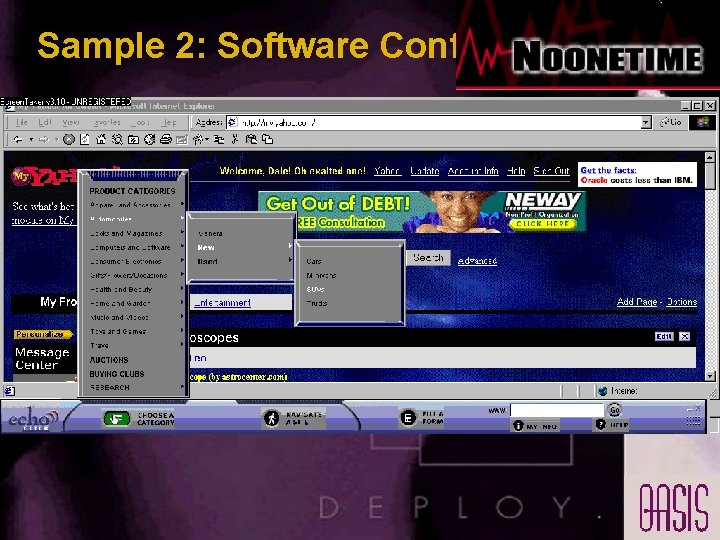 Sample 2: Software Configuration Sample 2: Software Configuration