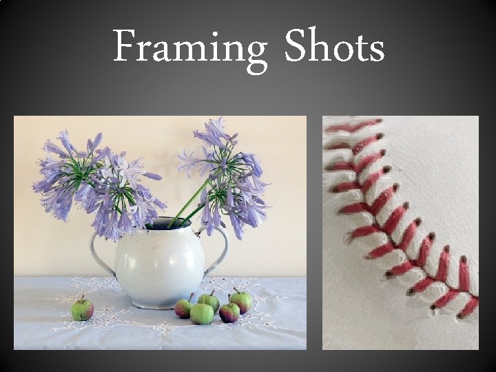 Framing Shots 