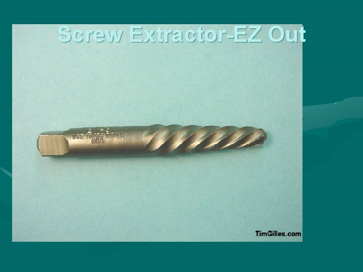 Screw Extractor-EZ Out 