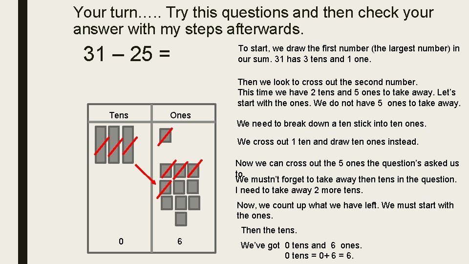Your turn…. . Try this questions and then check your answer with my steps