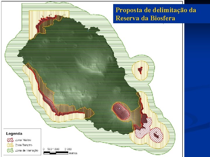 Proposta de delimitação da Reserva da Biosfera 