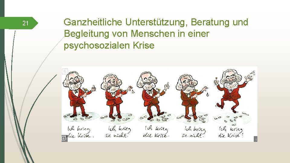 21 Ganzheitliche Unterstützung, Beratung und Begleitung von Menschen in einer psychosozialen Krise 