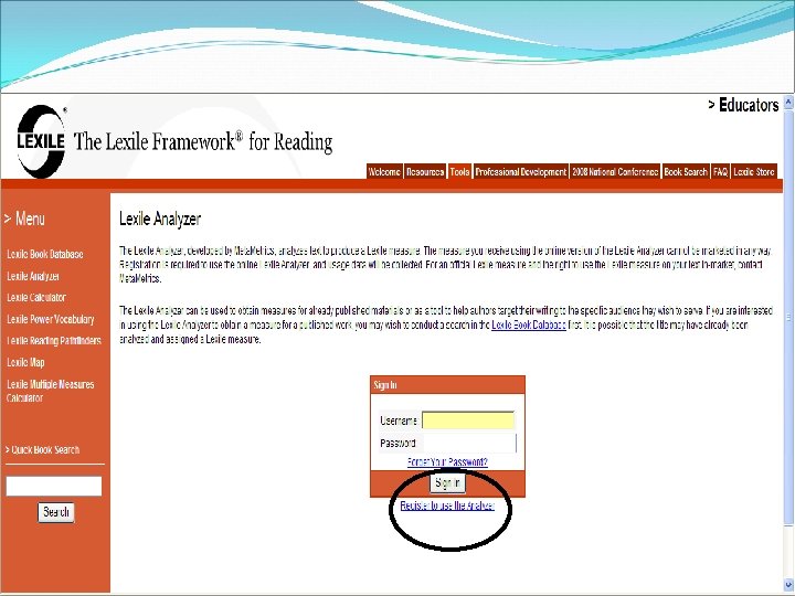 Tools – Lexile Analyzer 
