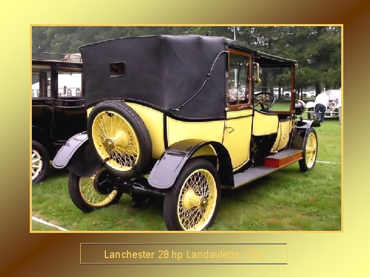 Lanchester 28 hp Landaulette 1910 