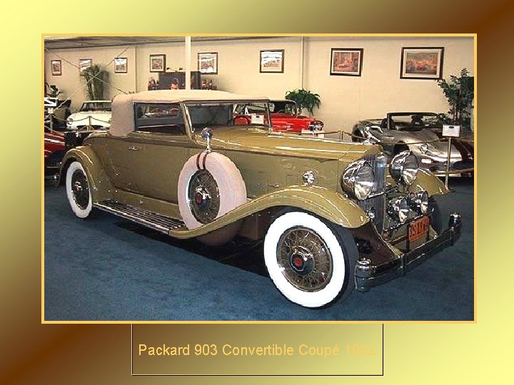 Packard 903 Convertible Coupé 1932 