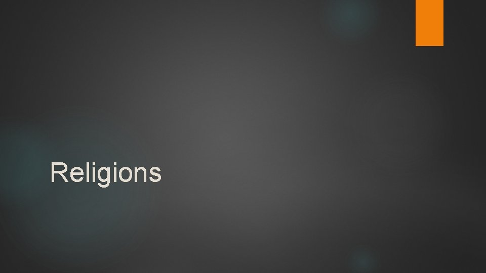 Religions 