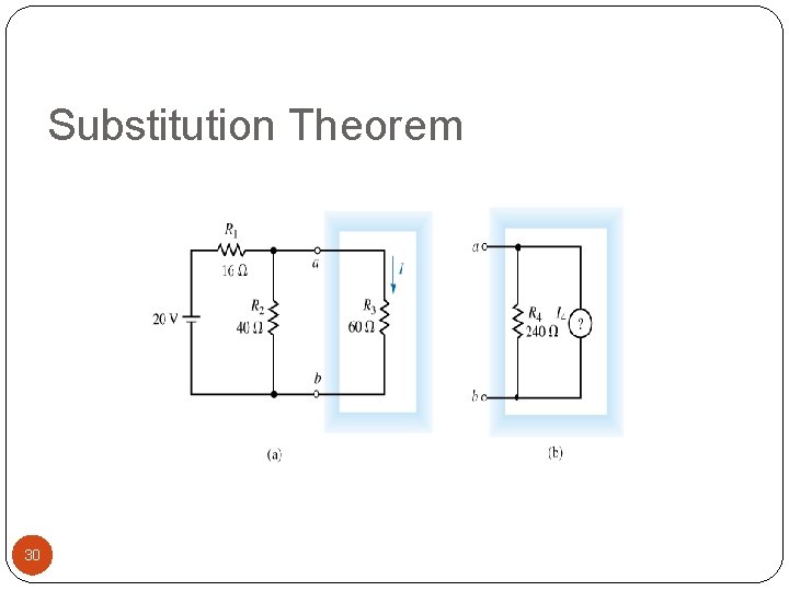 Substitution Theorem 30 