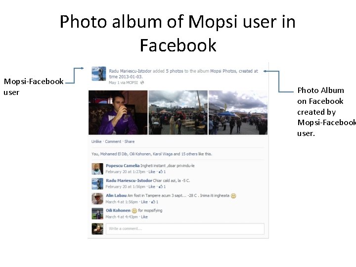 Photo album of Mopsi user in Facebook Mopsi-Facebook user Photo Album on Facebook created