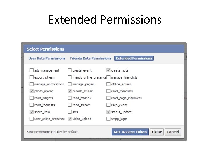 Extended Permissions 