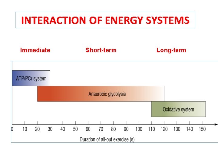 INTERACTION OF ENERGY SYSTEMS Immediate Short-term Long-term 