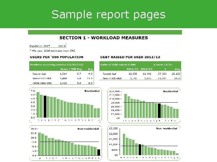 Sample report pages 