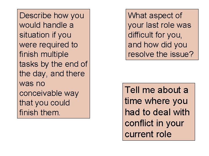 Describe how you would handle a situation if you were required to finish multiple