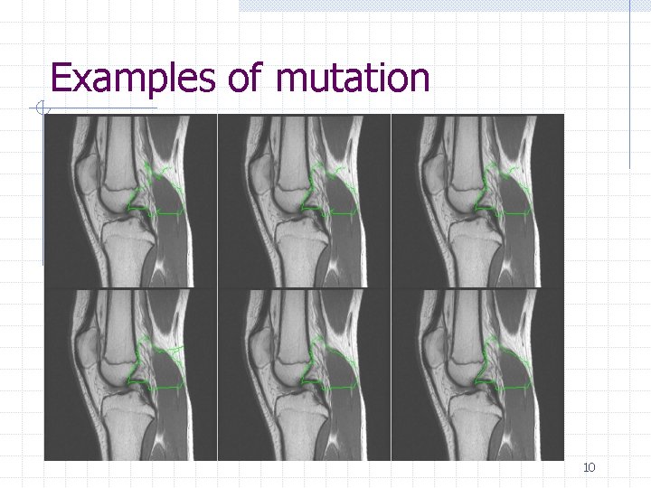 Examples of mutation 10 
