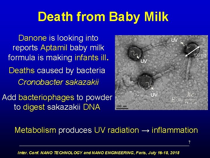 Death from Baby Milk Danone is looking into reports Aptamil baby milk formula is