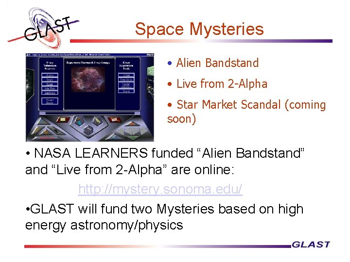 Space Mysteries • Alien Bandstand • Live from 2 -Alpha • Star Market Scandal